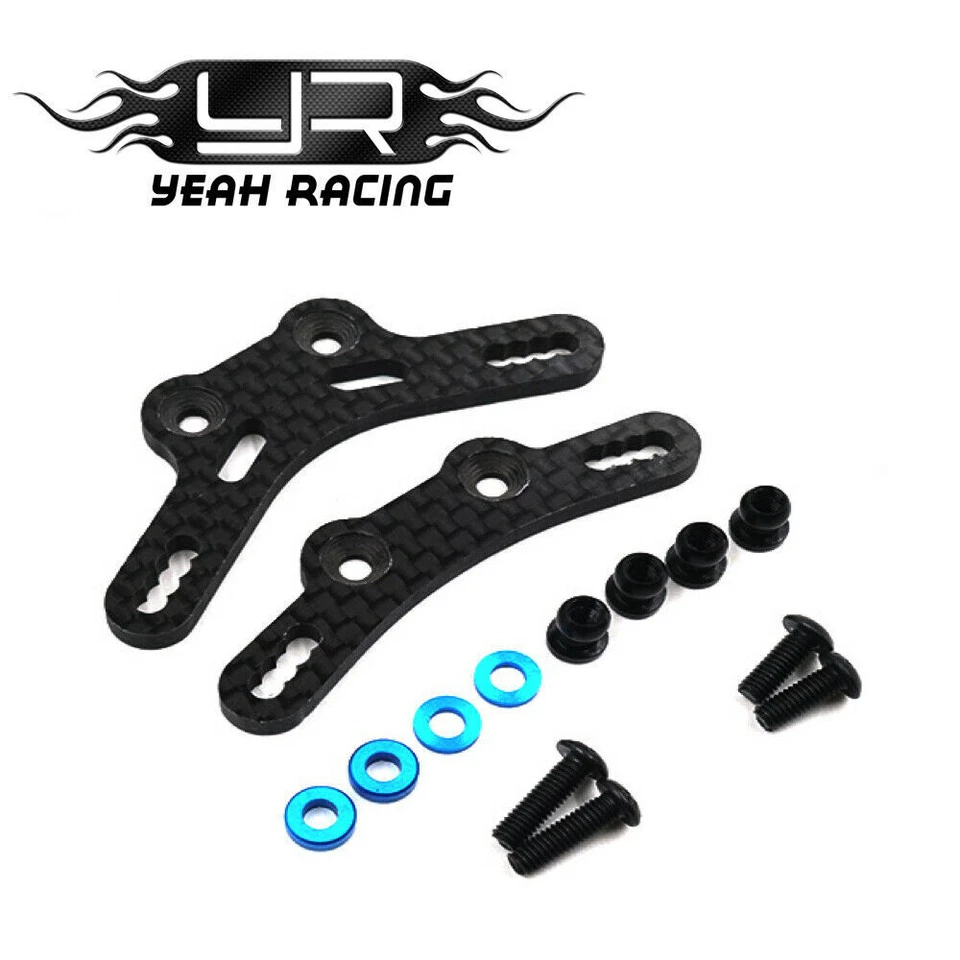 Yeah Racing Carbon Rear Shock Tower for M07 TRF Long Dampers