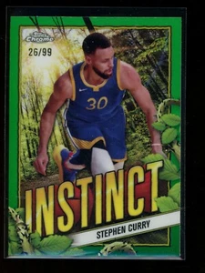 Topps Chrome Stephen Curry Instinct 2024-25/99 #INS-9 - Imagen 1 de 2