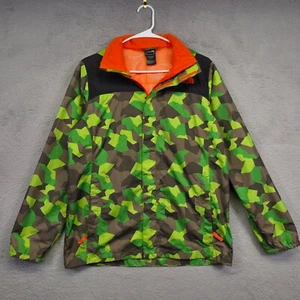 Chaqueta cortavientos The North Face para niños XL HyVent camuflaje Gorpcore senderismo al aire libre - Imagen 1 de 24