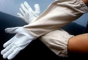 ¡VENTA! Guantes de apicultura para control de plagas - cuero (grandes) - Imagen 1 de 3