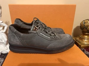 Mephisto Match Run Off Womens Sz 10 Walking Athletic Comfort Shoes Grey Nubuck - Picture 1 of 7