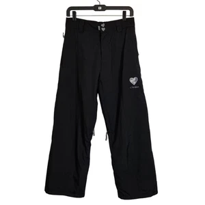 Pantalones de snowboard Vision Street Wear para mujer pequeños negros esquí nieve nailon bolsillos - Imagen 1 de 11