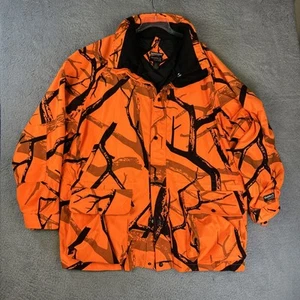Guide Series Jacket Mens XXL Tall Blaze Orange Camo Waterproof Hunting Coat - Picture 1 of 6