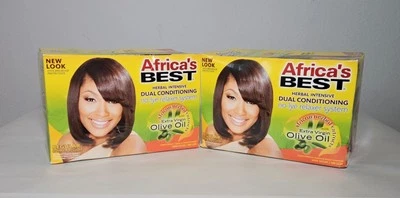 Africa's Best Herbal Intensive Dual Conditioning No Lye Relaxer System REGULAR 2 - Image 1 of 3