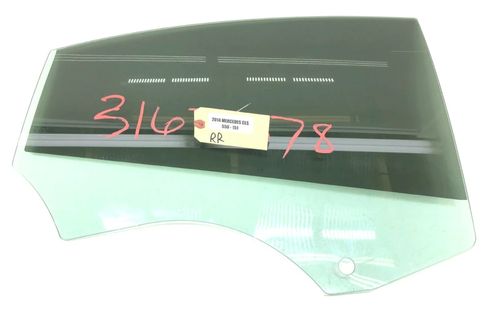 2012-2018 MERCEDES-BENZ CLS550 W218 ПРАВАЯ ПАССАЖИРСКАЯ ЗАДНЯЯ ДВЕРЬ СТЕКЛО OEM. - Изображение 1 из 4