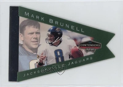 1998 Playoff Contenders Pennants Purple Mark Brunell #44 - Image 1 of 2
