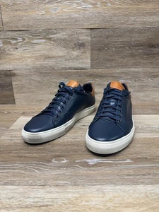 Zapatillas de cuero azul marca Good Man para hombre talla 13 - Imagen 1 de 8