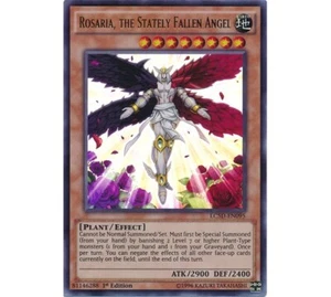 Yugioh Rosaria, the Stately Fallen Angel (Ultra Rare) (1st Edition) LC5D-EN095 P - Picture 1 of 1