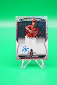 2023 Bowman Chrome Prospect Auto HTA Choice Mojo /150 Kristin Munroe R6220J
