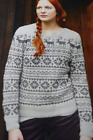 Knitting Pattern  Lady's Lovely Reindeer Jumper  In D.K.- Sizes 32-46in Bust