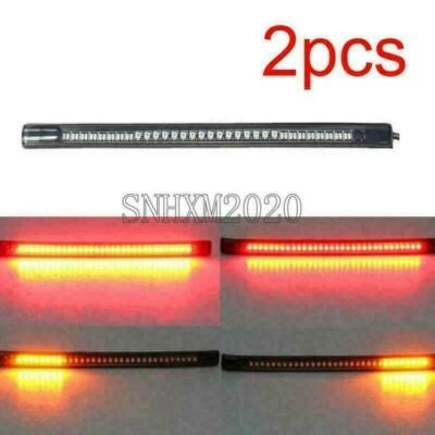 Par de luces traseras de señal de giro de tira LED para Harley-Davidson Street Glide Foto 1 de 4