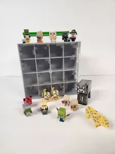 Minecraft Mini Figure Storage Cube 2014 Carry Case Container 15 Figures Included - Picture 1 of 20