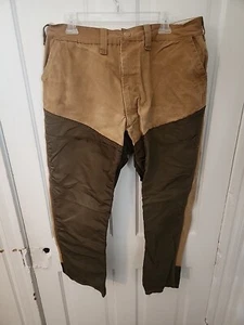 Saf T Bak Hunting Clothes 2 Tone Pants Water Repellent 34W x 28.5L Pre-owned  - Picture 1 of 16