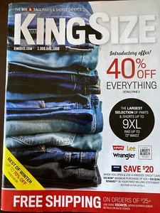 Men's KING SIZE clothing Pants Shirts Suits catalog Spring 2021 - Imagen 1 de 3