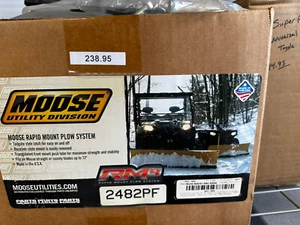 NEW Moose RM4 Rapid Mount Plow UTV Plate Polaris Ranger 900 4501-0804 13-18 - Picture 1 of 1