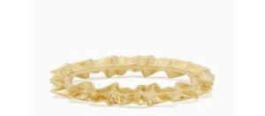 $68 Kate Spade Heavy Metals gold tone bangle bracelet Z318 - Picture 1 of 7