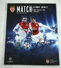 Programme Monaco V Arsenal Signe Moutinho Alex Sanchez Champions League 2014-15
