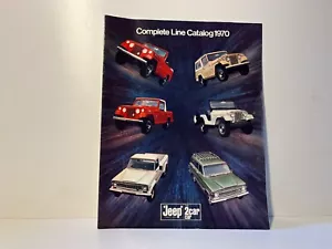 Brochure vendita originale Jeep 1970 linea completa Wagoneer Commando Gladiator - Foto 1 di 5