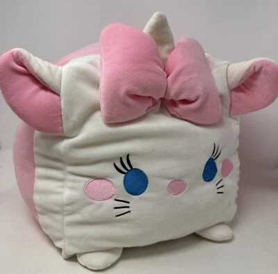 NUEVO Cojín de almohada de felpa cuadrado MARIE Disney Aristocats j-tex RARO 10”x11” Foto 1 de 4