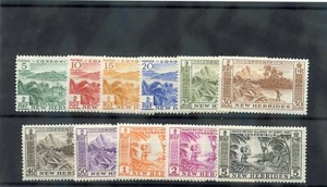 NEW HEBRIDES, FR Sc 98-108(YT 175-85)**F-VF NH 1957 SET $175 - Picture 1 of 1