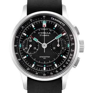 STRELA Uhr Chronograph Handaufzug 40mm Herrenuhr mechanisch ST1901 Alle Modelle - Picture 1 of 73