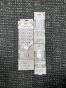 🎀Wet Brush X Love Shack Fancy Styler Brushes Set Of 3 🎀 Pink English Ivy - Picture 1 of 4