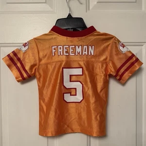 Camiseta cosida Josh Freeman Creamsicle NFL 3T Tampa Bay Buccaneers para niños pequeños nueva con etiquetas - Imagen 1 de 4