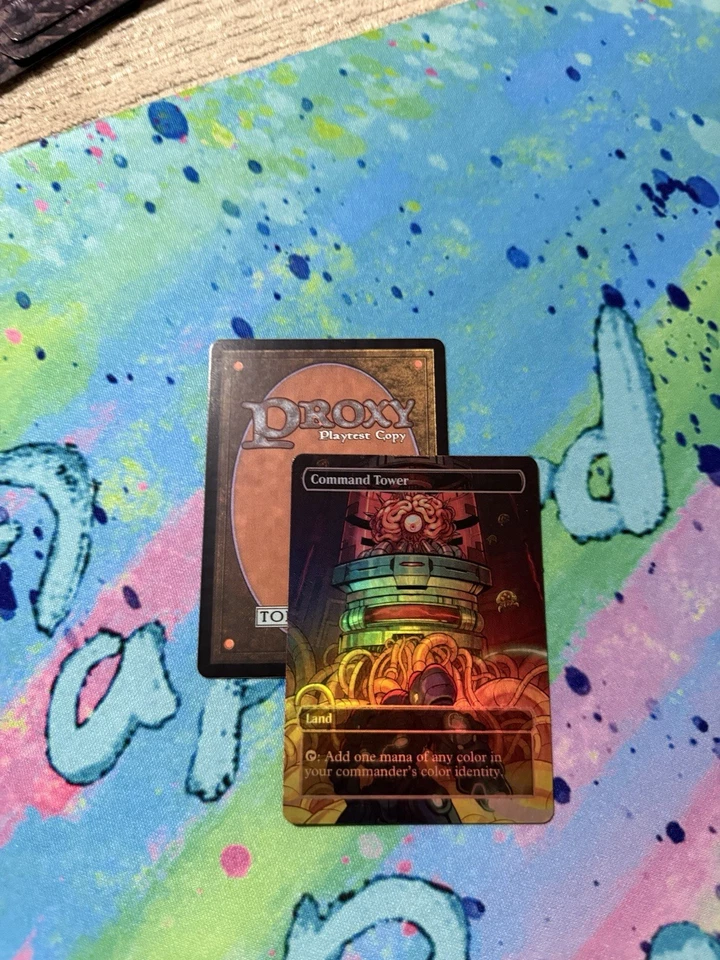 Command Tower Full Art Foil Mtg Play Test Card  Metroid - Image 1 of 1