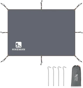 Waterproof Tent Footprint Camping Tarp - Large, Updated-grey,180 * 210cm - Picture 1 of 7