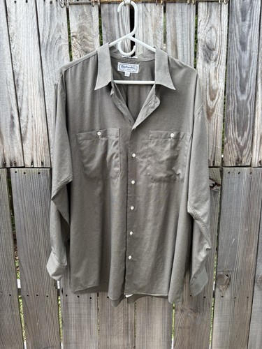 Camicia elegante uomo Burberry Of London 17 34 grigia con bottoni Oxford USA a righe L S