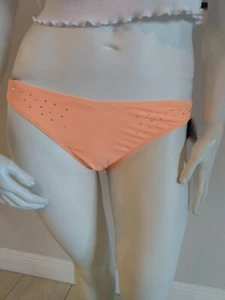 No Boundaries orange Strass Bikinihose hohes Bein Junior Größe XL (15-17) - Bild 1 von 5
