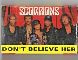 Scorpions - Don't Believe Her / Kicks After Six (Cassette Single 1991) - Imagen 1 de 4