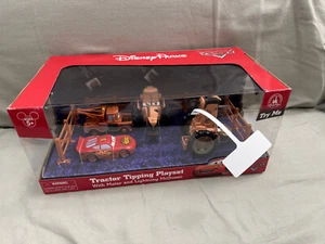 Juego de propinas de tractor terrestre de autos de parques de Disney con Mater y Lightning McQueen - Imagen 1 de 11