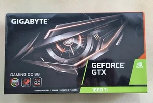 GIGABYTE GeForce GTX 1660Ti Gaming OC 6G 3 x Windforce Fans Graphics Card - Picture 1 of 4