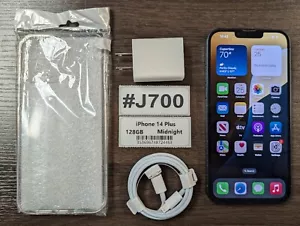 Apple IPHONE 14 Plus 128GB Minuit - Débloqué - Lecture Vendeur - Photo 1 sur 4