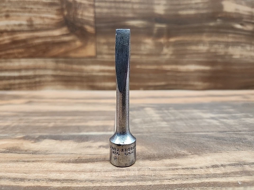 Vintage PROTO Professional 5240 Flat Head Socket Driver 3/8" Drive USA Chrome - Image 1 of 4