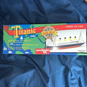 Woodkrafter Kit Titanic Model Kit NEW Old Stock Rare Model 1-3003 Rare Model - Picture 1 of 5