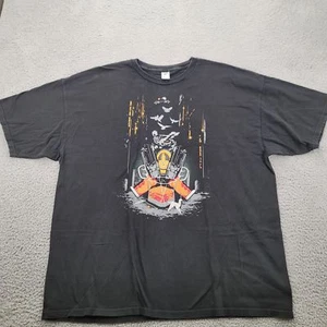 TeeFury Shirt Mens XXL Black Crew Neck Short Sleeve Casual Owl Drink - Picture 1 of 14