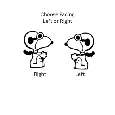 Calcomanía de vinilo para perro volador pegatina para parachoques ventana coche espejo taza camión SUV Foto 1 de 4