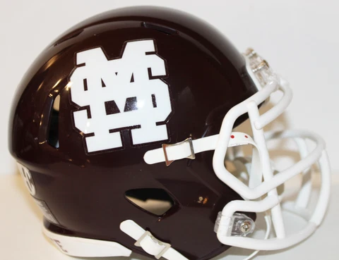 2021 Mississippi State Bulldogs Custom Riddell Mini Helmet vs Kentucky Cover