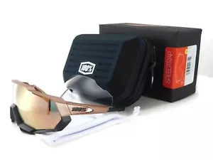 New 100% SPEEDTRAP Sunglasses | Matte Copper Chromium / HiPER Copper Mirror Lens - Picture 1 of 6