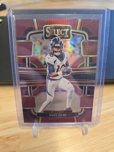 2023 Panini Select Jerry Jeudy Red Prizm 14/149 Denver Broncos - Picture 1 of 2