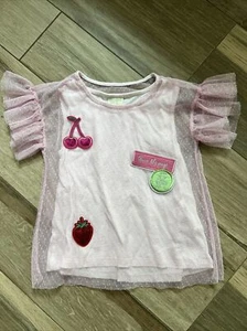 Zara Girls Pink Ruffled Top flowy loose fit Soft collection Size 5 - Picture 1 of 15