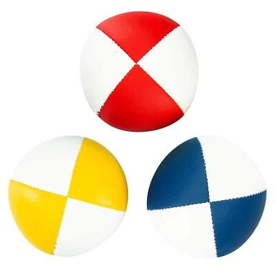 Diabolo Freizeitsport Jonglierbälle (zweifarbig) - 3er Set, Ø 67mm, 115g Soft