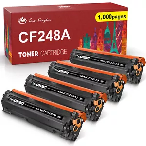 4X CF248A 48A Black Toner Replacement for HP LaserJet Pro M28w M28a M15w M29w - Picture 1 of 6