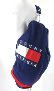 Vintage 1990's Tommy Hilfiger Backpack Rucksack Duffel Large Logo EUC Free Ship - Picture 1 of 5