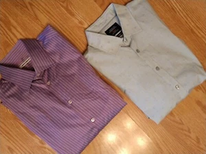 CAMISA DE HOMBRE TALLA L (2) NARAMICIE & CHARLES TYRWHITT AJUSTE EXTRA DELGADO MANGA LARGA - Imagen 1 de 9