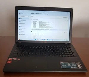 NOTEBOOK ASUS F552WE HDD 500 GB RAM 4 GB W 11 - Foto 1 di 10