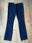 LEE COOPER slim cargo Jeans BNWT dark blue straight skinny Size 10 L