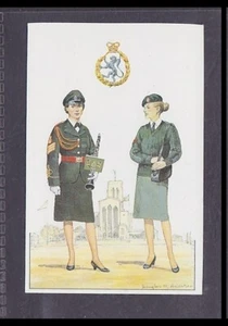 WOMEN'S ROYAL ARMY CORPS - 30 + year old English Trade Card # 24 - Picture 1 of 2
